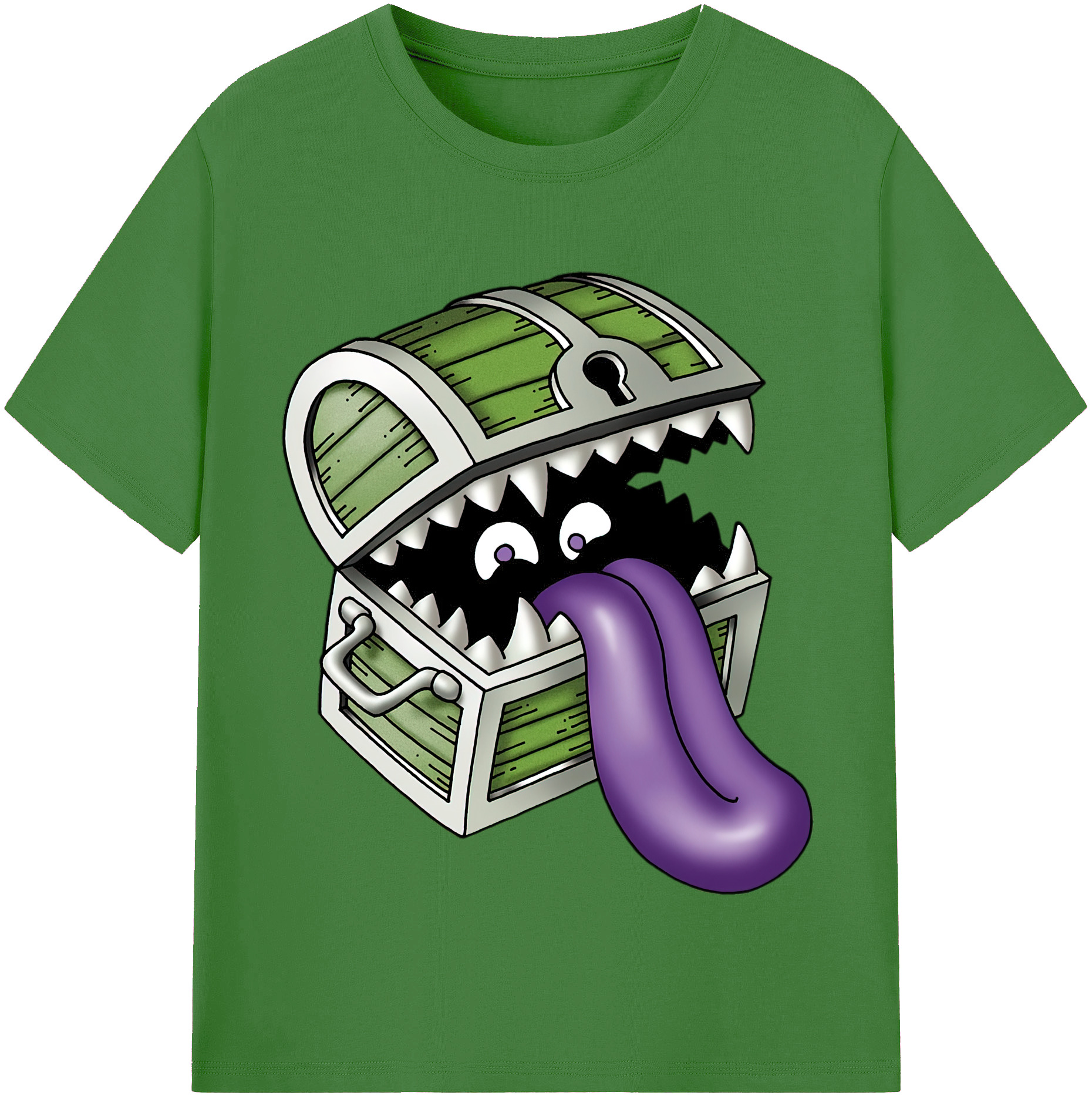 （画像用） ドラゴンクエスト Doragon Kuesuto Dragon Quest レディースカジュアルプリントTシャツ（綿100％）
